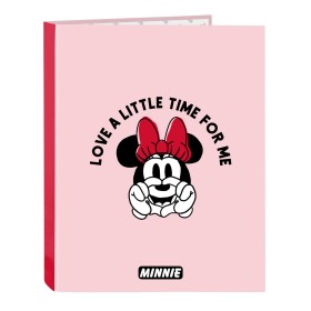 Carpeta de anillas Minnie Mouse Me time Rosa A4 (26.