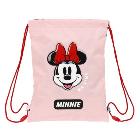 Bolsa Mochila con Cuerdas Minnie Mouse Me time Rosa (26 x 34 x