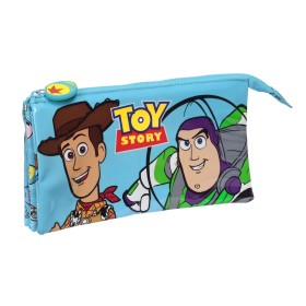 Portatodo Triple Toy Story Ready to play Azul claro (22 x 12 x