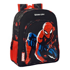 Mochila Escolar Spiderman Hero Negro (32 x 38 x 12 cm)