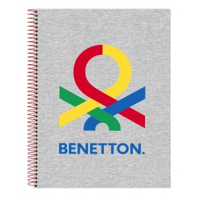 Notebook Benetton Pop Grey A4 (120 Sheets)