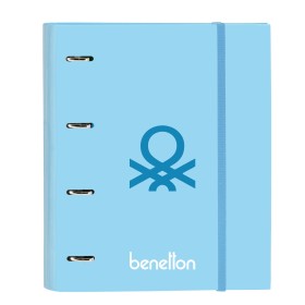 Carpeta de anillas Benetton Sequins Azul claro (27 x 32 x 3.
