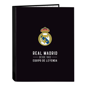 Carpeta de anillas Real Madrid C.F. Corporativa Negro A4 (26.