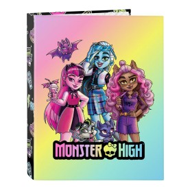 Carpeta de anillas Monster High Creep Negro A4 26.