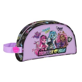 Neceser de Viaje Monster High Creep Negro Poliéster 300D 26 x