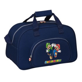 Bolsa de Deporte Super Mario 40 x 24 x 23 cm Azul 
