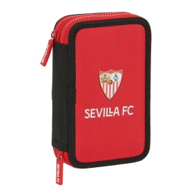 Plumier Doble Sevilla Fútbol Club Negro Rojo 12.5 