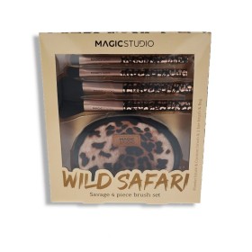 Set de Brochas de Maquillaje Magic Studio Wild Safari Savage 4