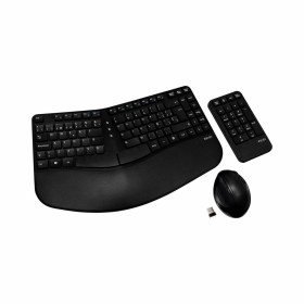 Keyboard and Wireless Mouse V7 CKW400ES Black Spanish Spanish