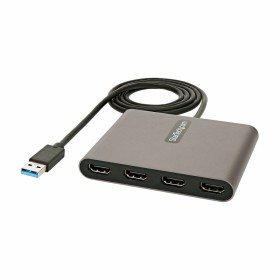 USB 3.0 to HDMI Adapter Startech USB32HD4 Black Grey