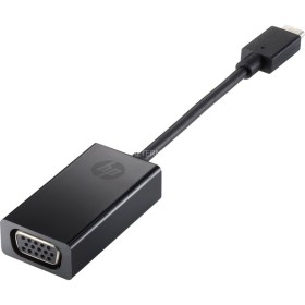 USB C to VGA Adapter HP P7Z54AA ABB Black