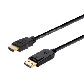 Adaptateur DisplayPort vers HDMI Aisens DP Noir 20 m 2 m