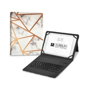 Bluetooth-Tastatur für Tablet Subblim SUBKT5-BTTW10 Qwerty