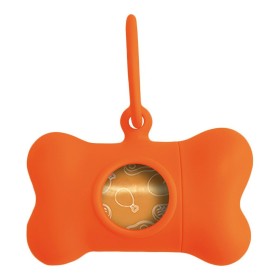 Kotbeutelspender United Pets Bon Ton Neon Hund Orange (8 x 4,2