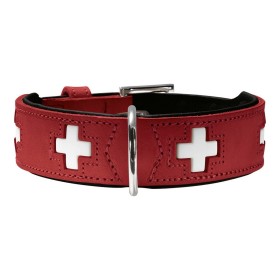 Collar para Perro Hunter Swiss Rojo/Negro (24-28.