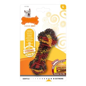 Mordedor de perro Nylabone Strong Chew Bacon Queso Hamburguesa