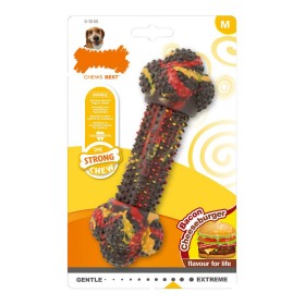 Jouet pour chien Nylabone Strong Chew Bacon Fromage Hamburgers