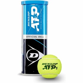 Balles de Tennis Dunlop Dunlop ATP Jaune Multicoul