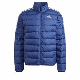 Men's Sports Jacket Adidas Essentials Blue Dark bl