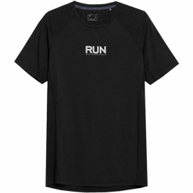 Camiseta 4F Run Negro Hombre