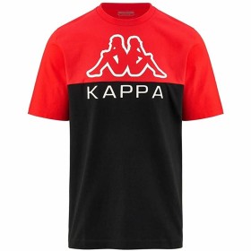 Camiseta Kappa Emir CKD Negro Rojo Hombre