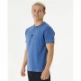 Camiseta Rip Curl Quality Surf Products Azul Hombr