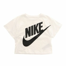Child's Short Sleeve T-Shirt Nike Icon Futura Whit