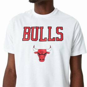 Basketball-T-Shirt New Era NBA Chicago Bulls Weiß