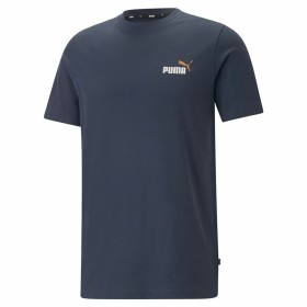 Camiseta Puma Ess+ 2 Col Small Log Azul oscuro Uni
