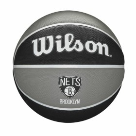 Bola de Basquetebol Wilson Nba Team Tribute Brooklyn Nets Preto