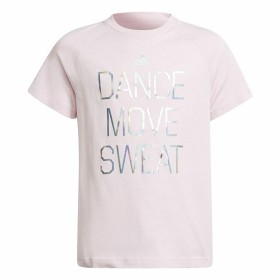 Child's Short Sleeve T-Shirt Adidas Dance Metallic