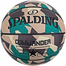 Balón de Baloncesto Commander Poly Spalding 84589Z Marrón Piel