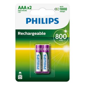 Batería recargable Philips Batería R03B2A80/10 1.2 V 800 mAh Philips - 1