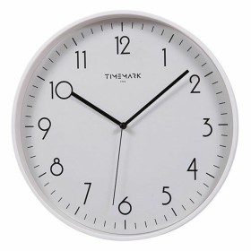 Wall Clock Timemark White (30 x 30 cm)