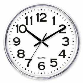 Reloj de Pared Timemark Plateado 34 x 34 cm