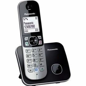 Telefone Fixo Panasonic KX-TG6811FRB Branco Preto 