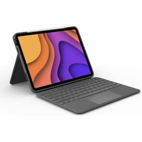 Bluetooth-Tastatur für Tablet Logitech iPad Air 4th Gen Grau