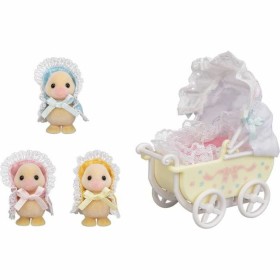 Set of Dolls Sylvanian Families The Adorable Duck and Pram