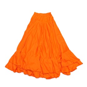 Falda de Flamenco para Mujer 8FQ03M Naranja (M)
