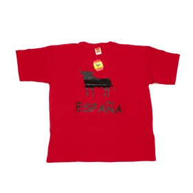 Camiseta de Manga Corta Unisex TSHRD001 Rojo L