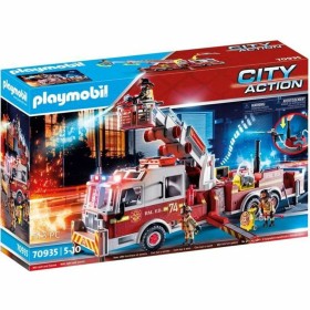 Playset de Vehículos Playmobil Fire Truck with Ladder 70935 113