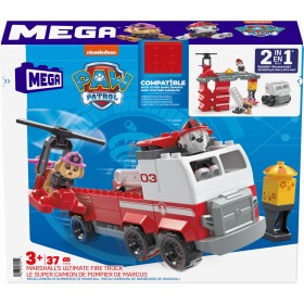 Playset Megablocks Paw Patrol Camion de Pompiers +