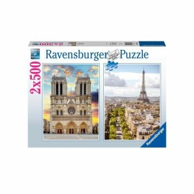 Puzzle Ravensburger Paris & Notre Dame 2 x 500 Pie