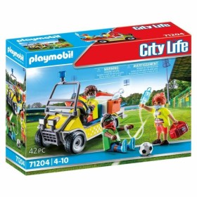 Playset de Vehículos Playmobil 71204 Futbolista 42
