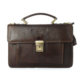 Women's Handbag Maison Heritage EDMOND-MARRON-FONCE Brown (26 x