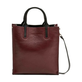 Damen Handtasche Maison Heritage TENA-BORDEAUX Rot (25 x 28 x