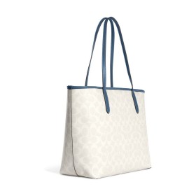 Women's Handbag Coach CB869-SVUOB White (44 x 27 x 14 cm)