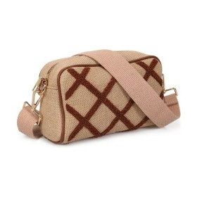 Bolso Mujer Laura Ashley LENORE-QUILTED-TAN Marrón (23 x 15 x 9