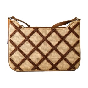 Bolso Mujer Laura Ashley SALWAY-QUILTED-TAN Marrón (28 x 17 x 7