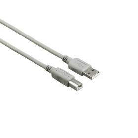 USB A to USB B Cable Hama 00200900 1,5 m Grey